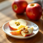 Apple Slices with Peanut Butter Plate - Fresh Start 30: A Journey To Better Health